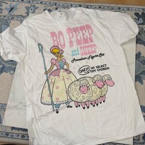 White Bo Peep and Sheep Graphic Tee
